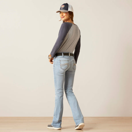 Ariat Women's R.E.A.L. Mid Rise  Kehlani Boot Cut Jean