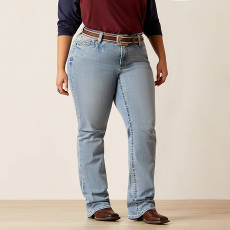 Ariat Women's R.E.A.L. Mid Rise  Kehlani Boot Cut Jean