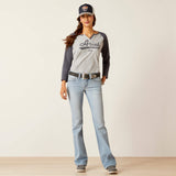 Ariat Women's R.E.A.L. Mid Rise  Kehlani Boot Cut Jean