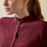 Ariat Women's Clarion Long Sleeve Blouse - Tawny Port