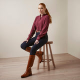 Ariat Women's Clarion Long Sleeve Blouse - Tawny Port