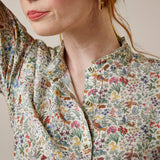 Ariat Women's Clarion Long Sleeve Blouse - Bird Print