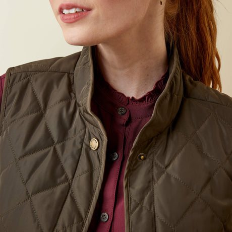 Ariat Women's Woodside Vest - Navy - Earth