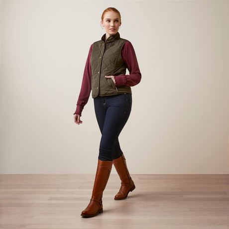 Ariat Women's Woodside Vest - Navy - Earth