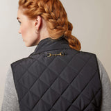 Ariat Women's Woodside Vest - Navy - Black