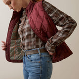 Ariat Women's Woodside Vest - Navy - Tawny Port