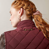 Ariat Women's Woodside Vest - Navy - Tawny Port