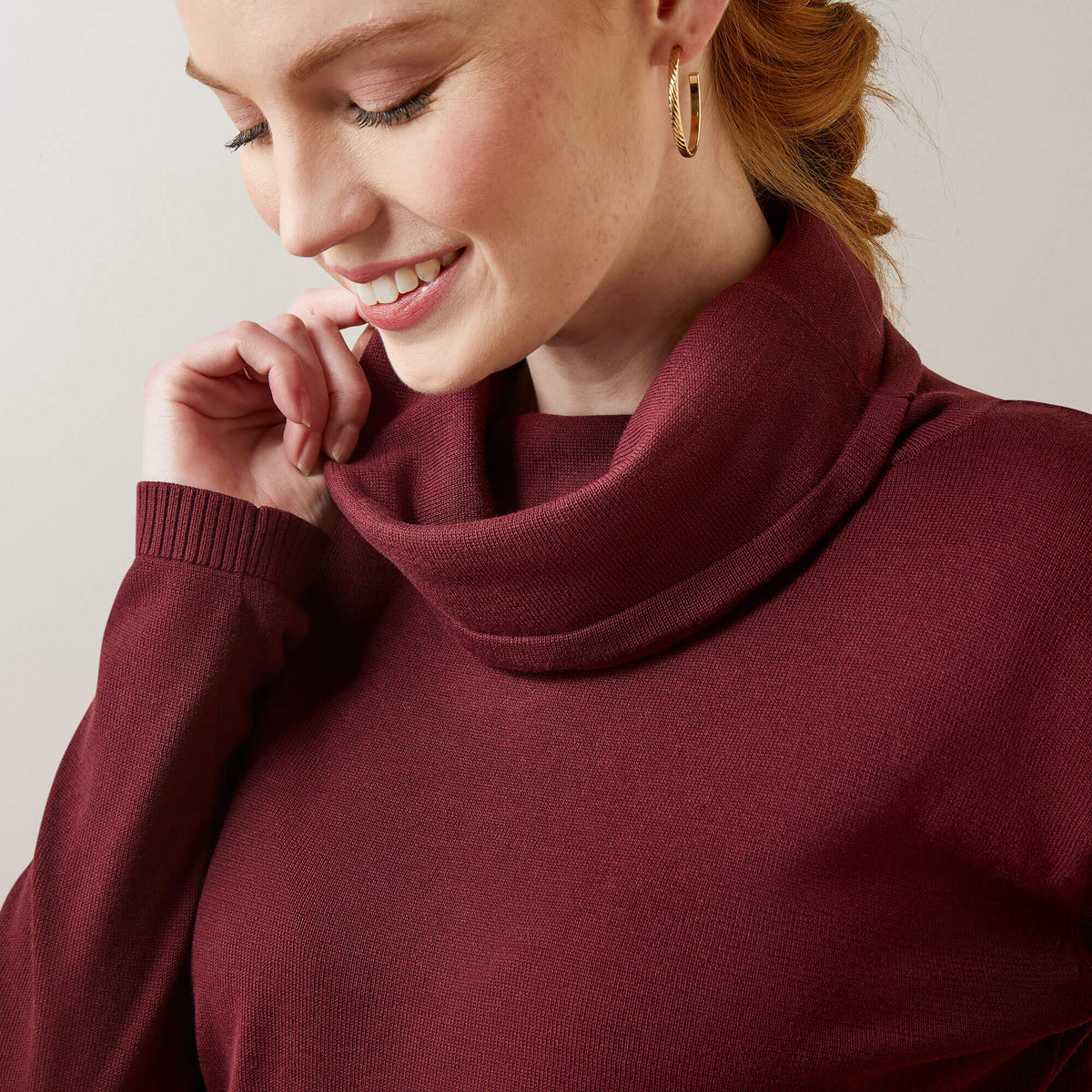 Ariat Women's Lexi Sweater - Navy - Tawny Port