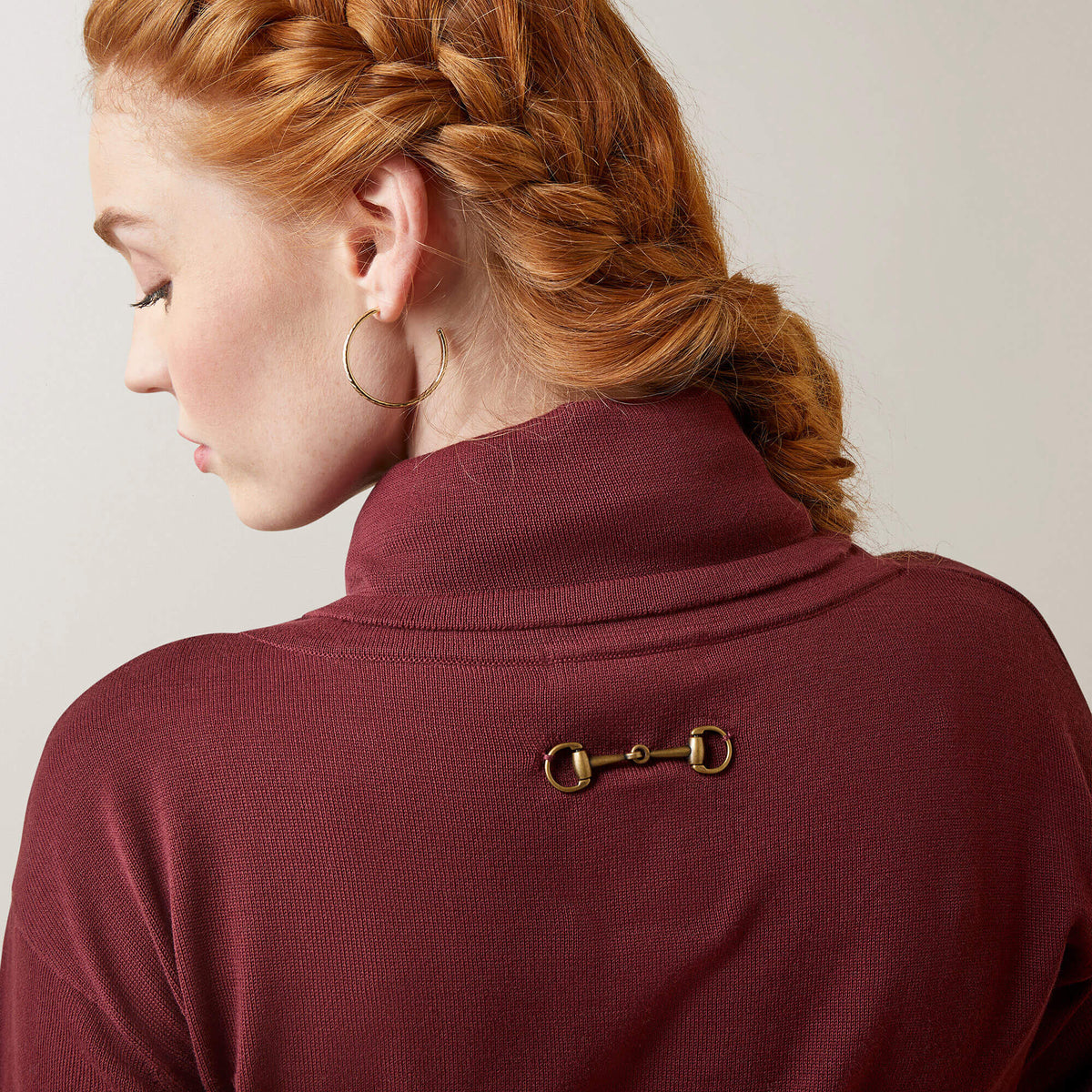 Ariat Women's Lexi Sweater - Navy - Tawny Port