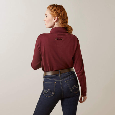 Ariat Women's Lexi Sweater - Navy - Tawny Port