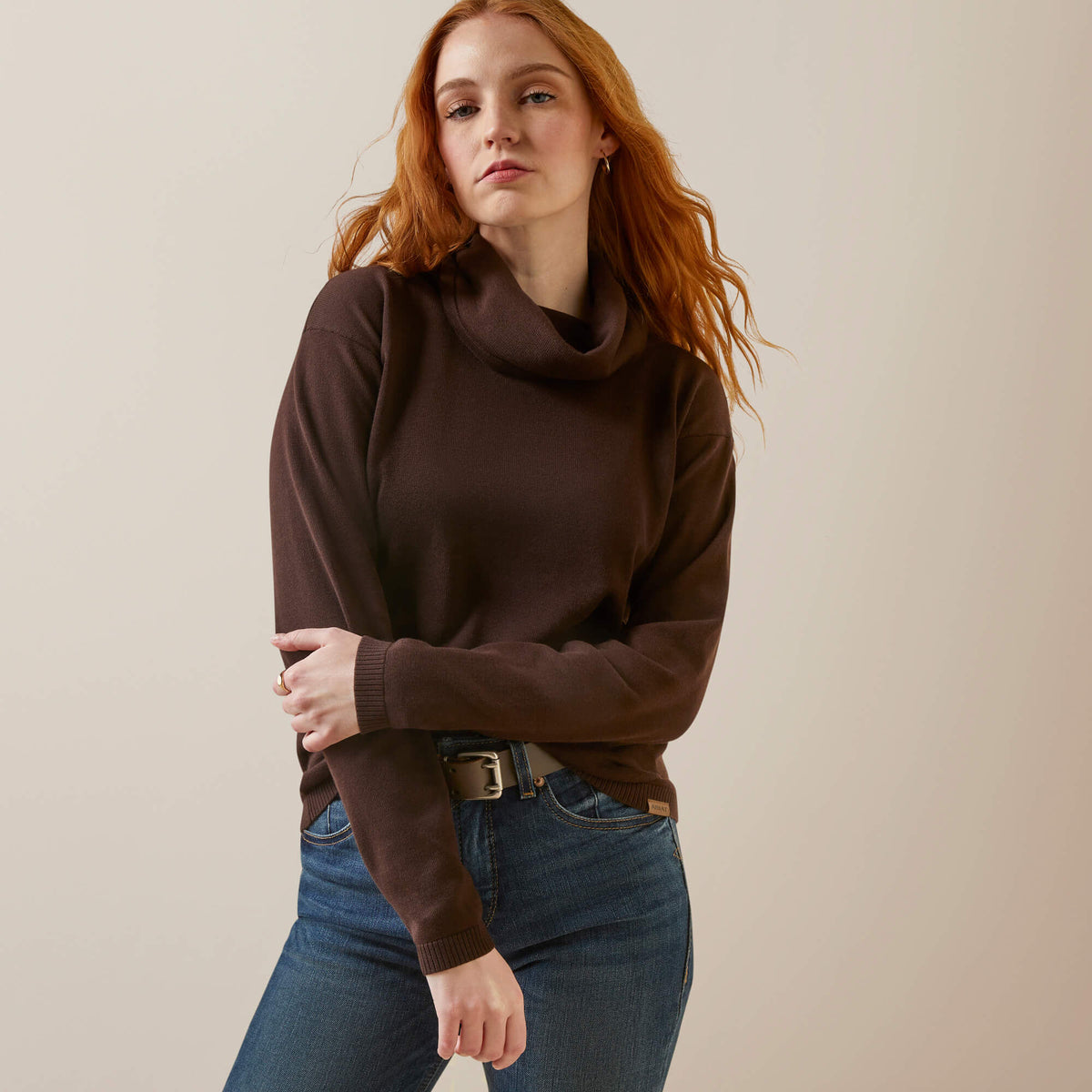 Ariat Women's Lexi Sweater - Navy - Mole