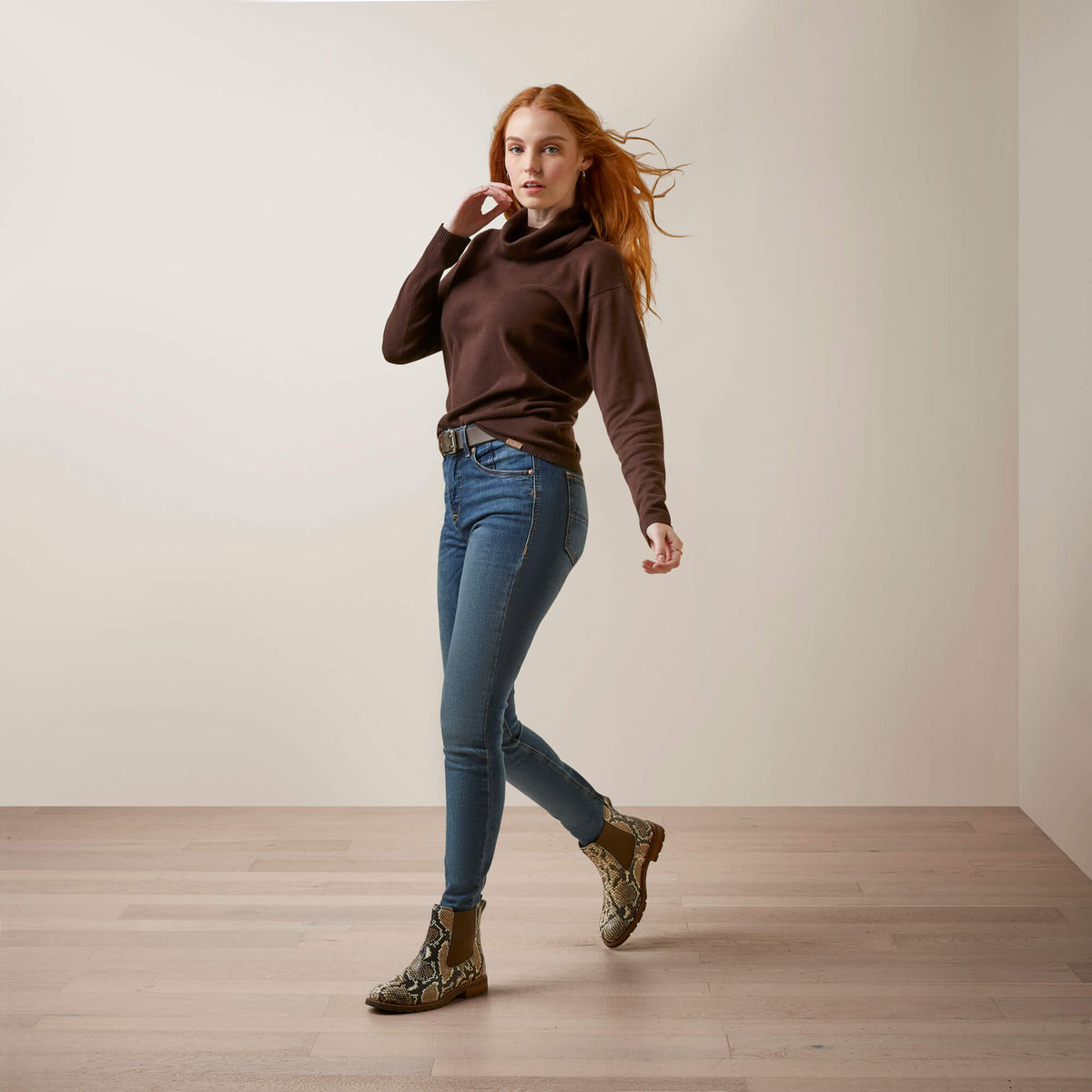 Ariat Women's Lexi Sweater - Navy - Mole