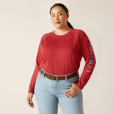 Ariat Women's Rebar Cotton Strong Logo Graphic