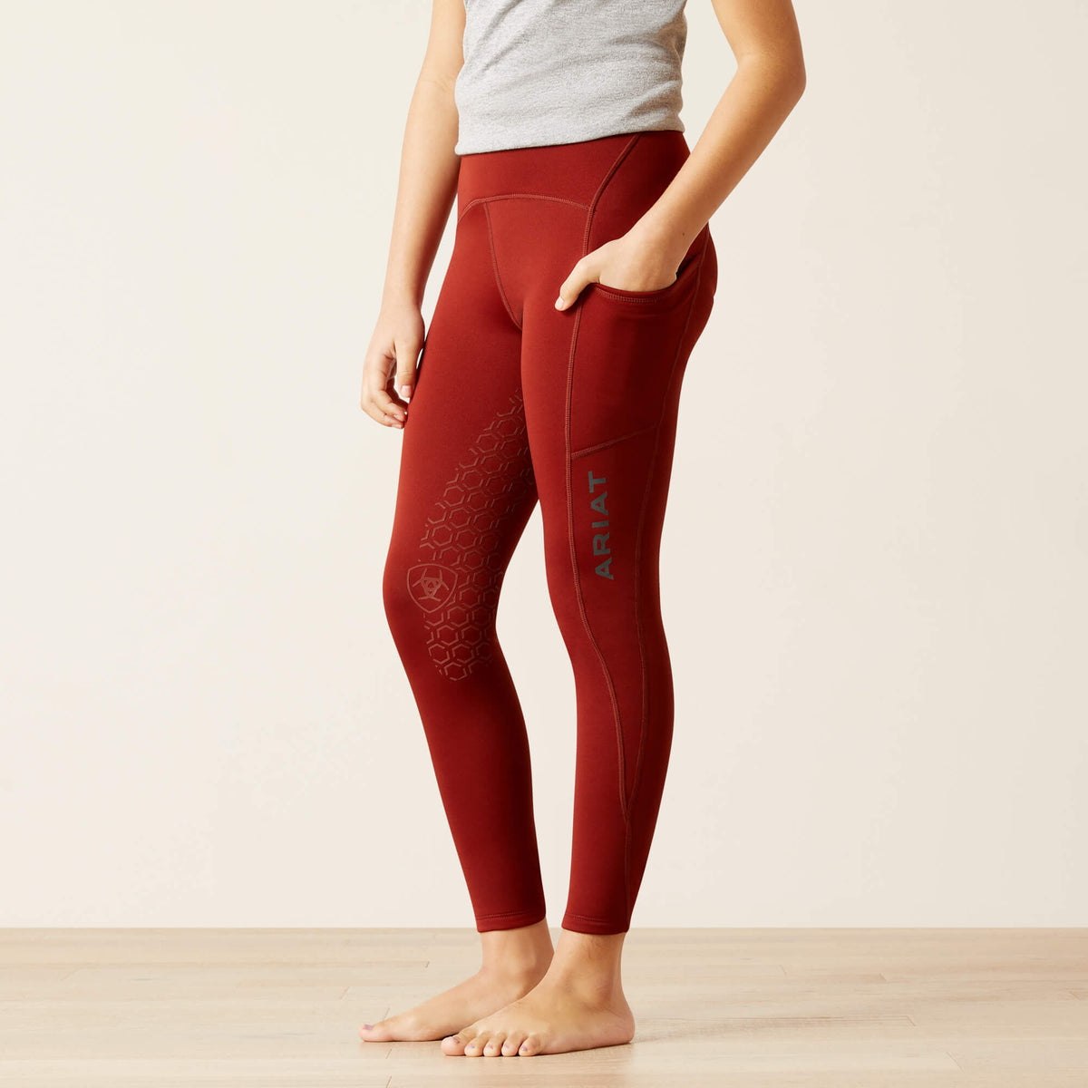 Ariat Kids' Venture Thermal Half Grip  Tight