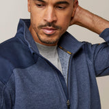 Ariat Men's Rebar Workman DuraCanvas Sweatshirt - Black/ Black - Navy Heather/Navy