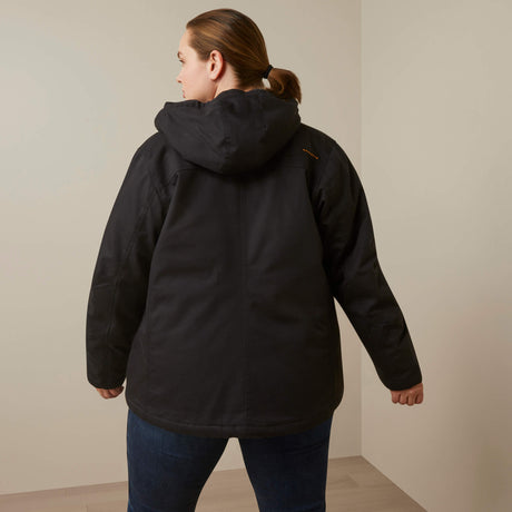 Ariat Women's Rebar DuraCanvas Insulated Jacket - Wren - Black