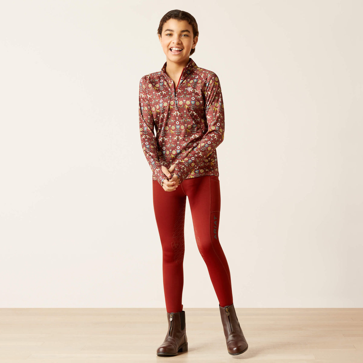 Ariat Kids' Lowell 2.0 1/4 Zip Baselayer