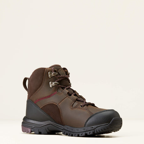Ariat Women's Skyline Mid Waterproof Boot - Distressed Brown - Chocolate Brown
