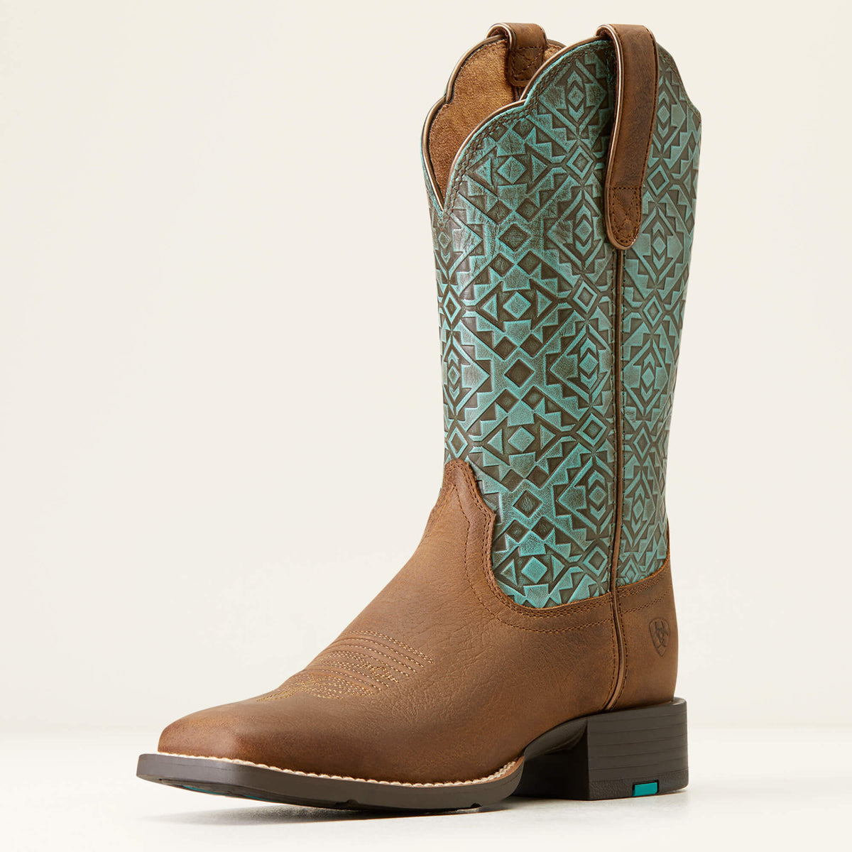 Ariat Women's Round Up Wide Square Toe Western Boot
