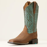 Ariat Women's Round Up Wide Square Toe Western Boot