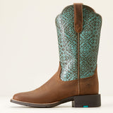 Ariat Women's Round Up Wide Square Toe Western Boot
