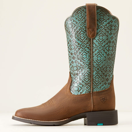 Ariat Women's Round Up Wide Square Toe Western Boot