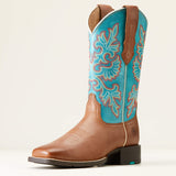 Ariat Women's Round Up StretchFit Wide Square Toe Western Boot