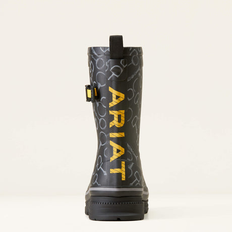 Ariat Women's Kelmarsh Mid Rubber Boot - Black Bit Print