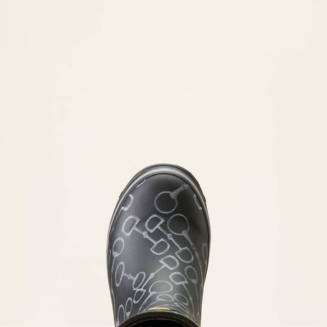 Ariat Women's Kelmarsh Mid Rubber Boot - Black Bit Print