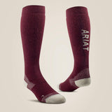 Ariat Women's Country Performance Merino Socks - Tawny Port