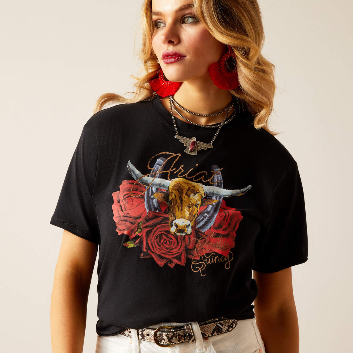 Ariat Women's Steer Rodeo Quincy T-Shirt