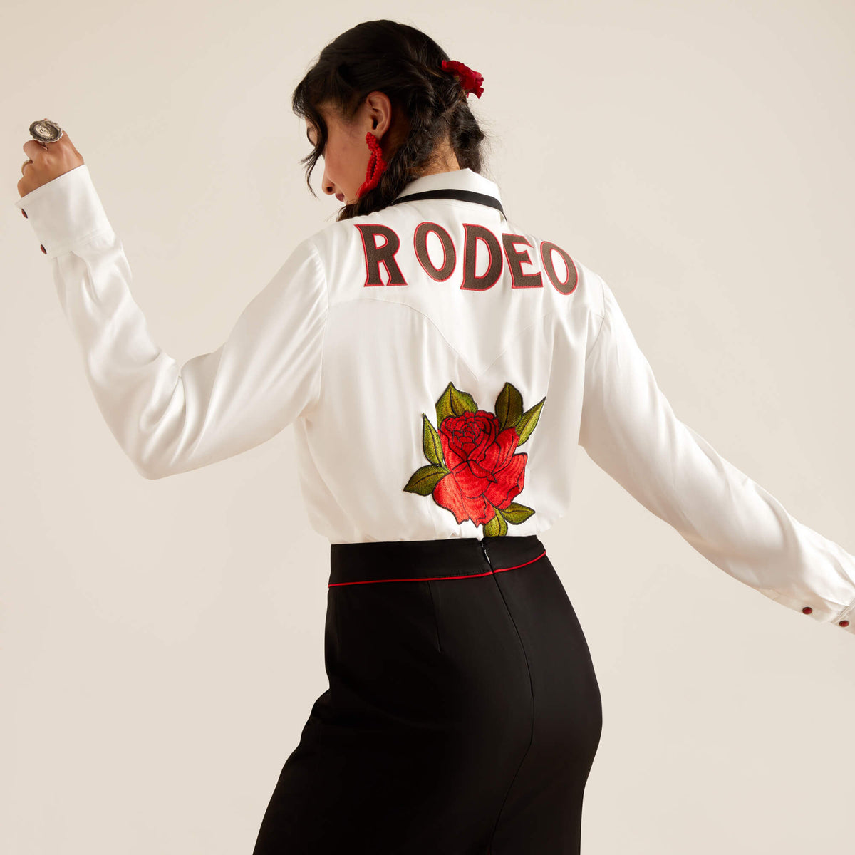 Ariat Women's Rose Rodeo Quincy   Shirt