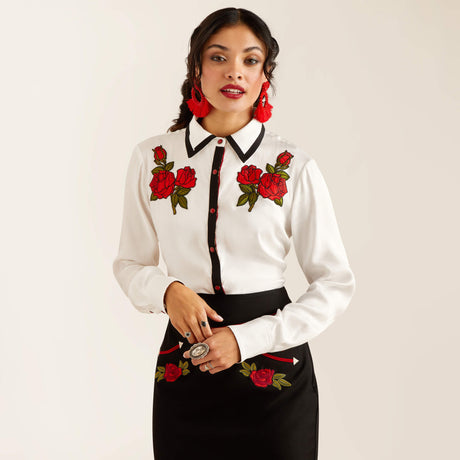 Ariat Women's Rose Rodeo Quincy   Shirt