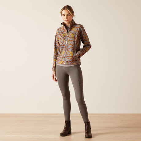Ariat Women's New Team Softshell Jacket - Zinc Bridle