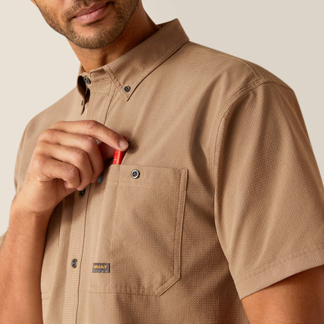 Ariat Men's Rebar Made Tough 360 Airflow Work Shirt