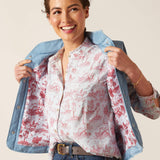 Ariat Women's Woodside Vest - Navy - Blue Shadow