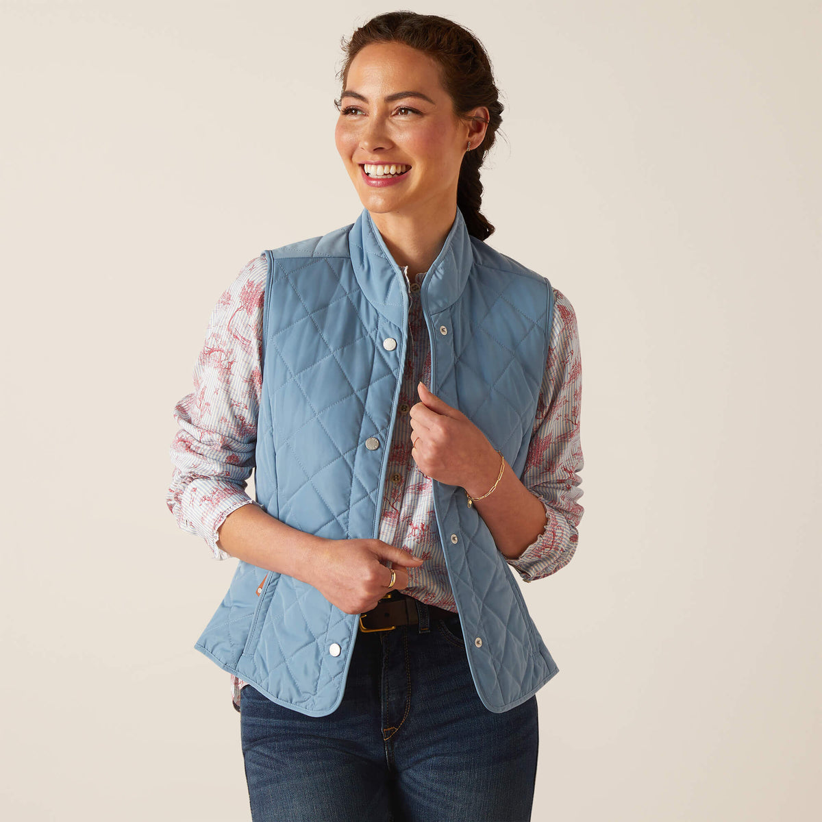 Ariat Women's Woodside Vest - Navy - Blue Shadow