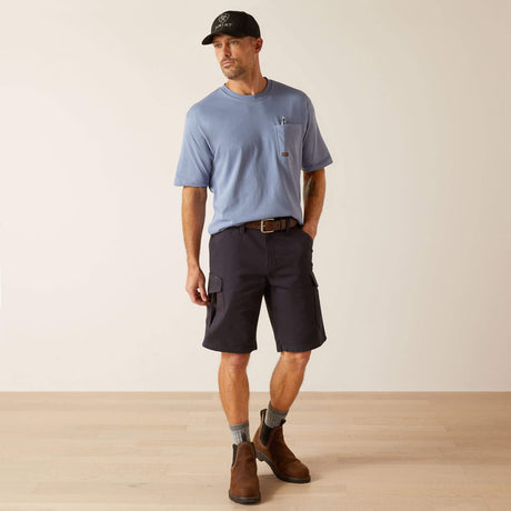 Ariat Men's Rebar DuraStretch Made Tough Cargo 11" Short