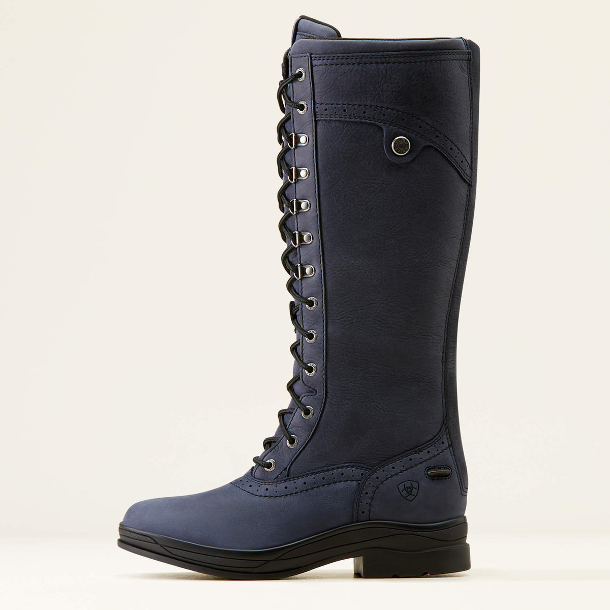Ariat Women's Wythburn Tall Waterproof Boot - Dark Brown - Navy