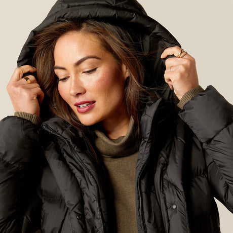 Ariat Women's Norfolk Long Puffa Coat
