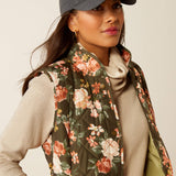 Ariat Women's Woodside Vest - Navy - Rosegarden Print