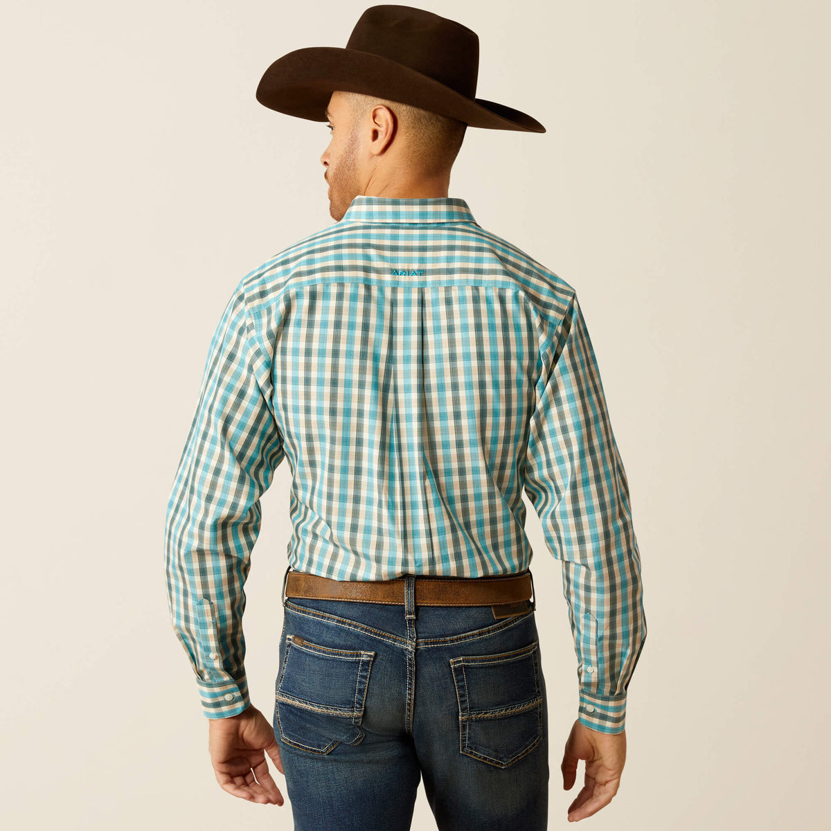 Ariat Men's Wrinkle Free Gordie  Fitted Shirt
