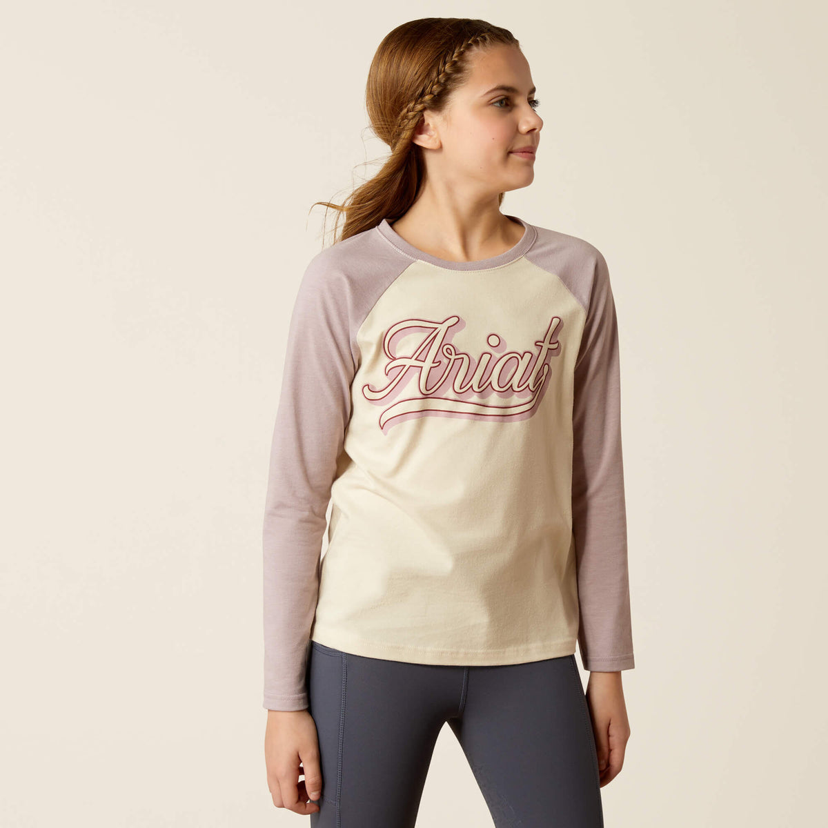 Ariat Kids' Pony Script Baseball T-Shirt