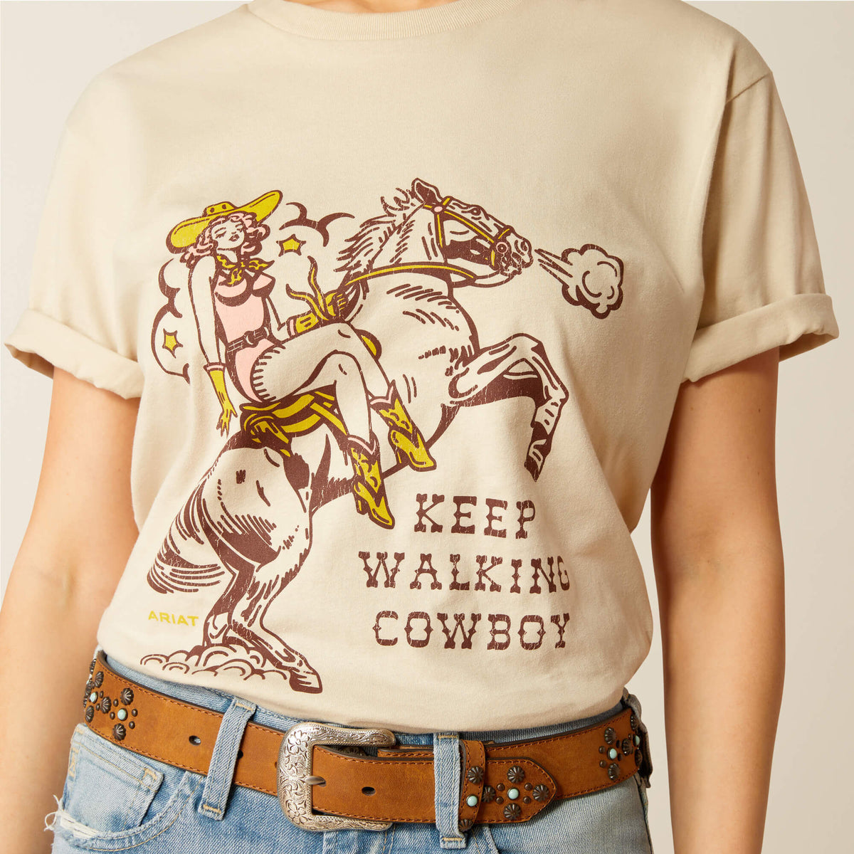 Ariat Women's Ariat Keep Walkin' Cowboy T-Shirt