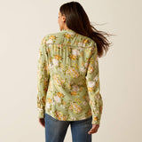 Ariat Women's Clarion Long Sleeve Blouse - Rosegarden Print