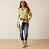 Ariat Women's Clarion Long Sleeve Blouse - Rosegarden Print