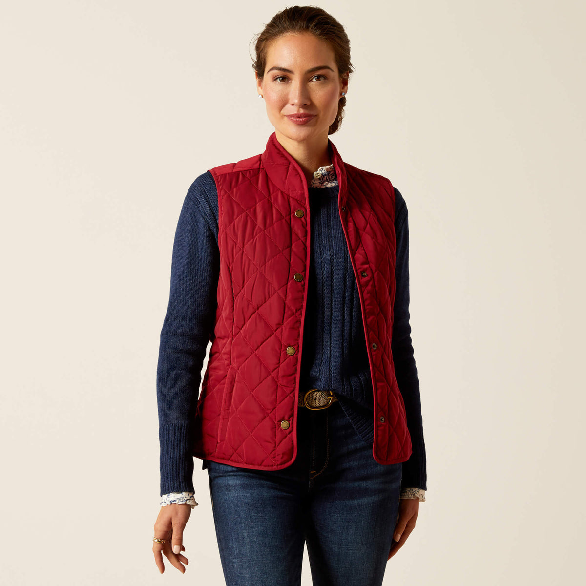 Ariat Women's Woodside Vest - Navy - Rubaiyat