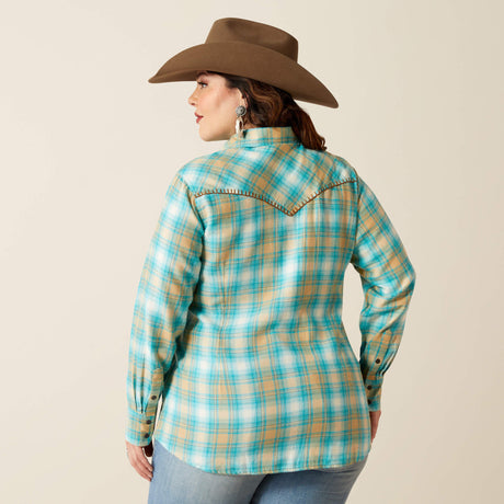 Ariat Women's Roping Plaid   Shirt