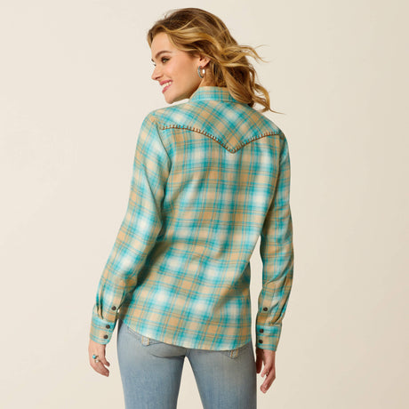 Ariat Women's Roping Plaid   Shirt
