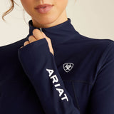 Ariat Women's Lowell 3.0 1/4 Zip Baselayer - Navy Eclipse